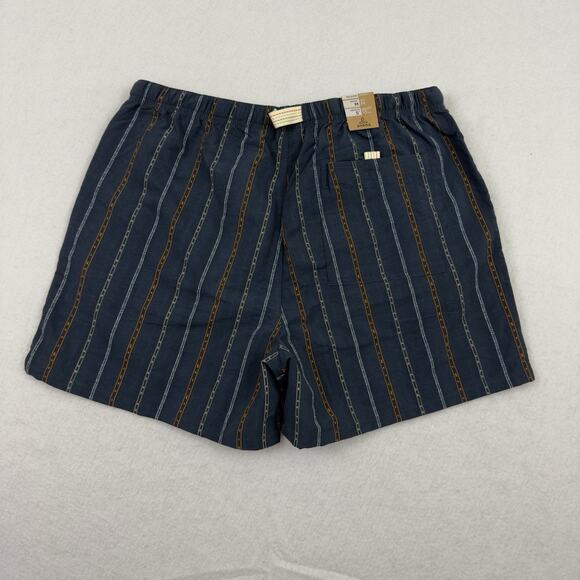 PrAna Men’s Indio Heritage Nylon Shorts Medium Stormy Night Stripe Relaxed Fit - Picture 4 of 13